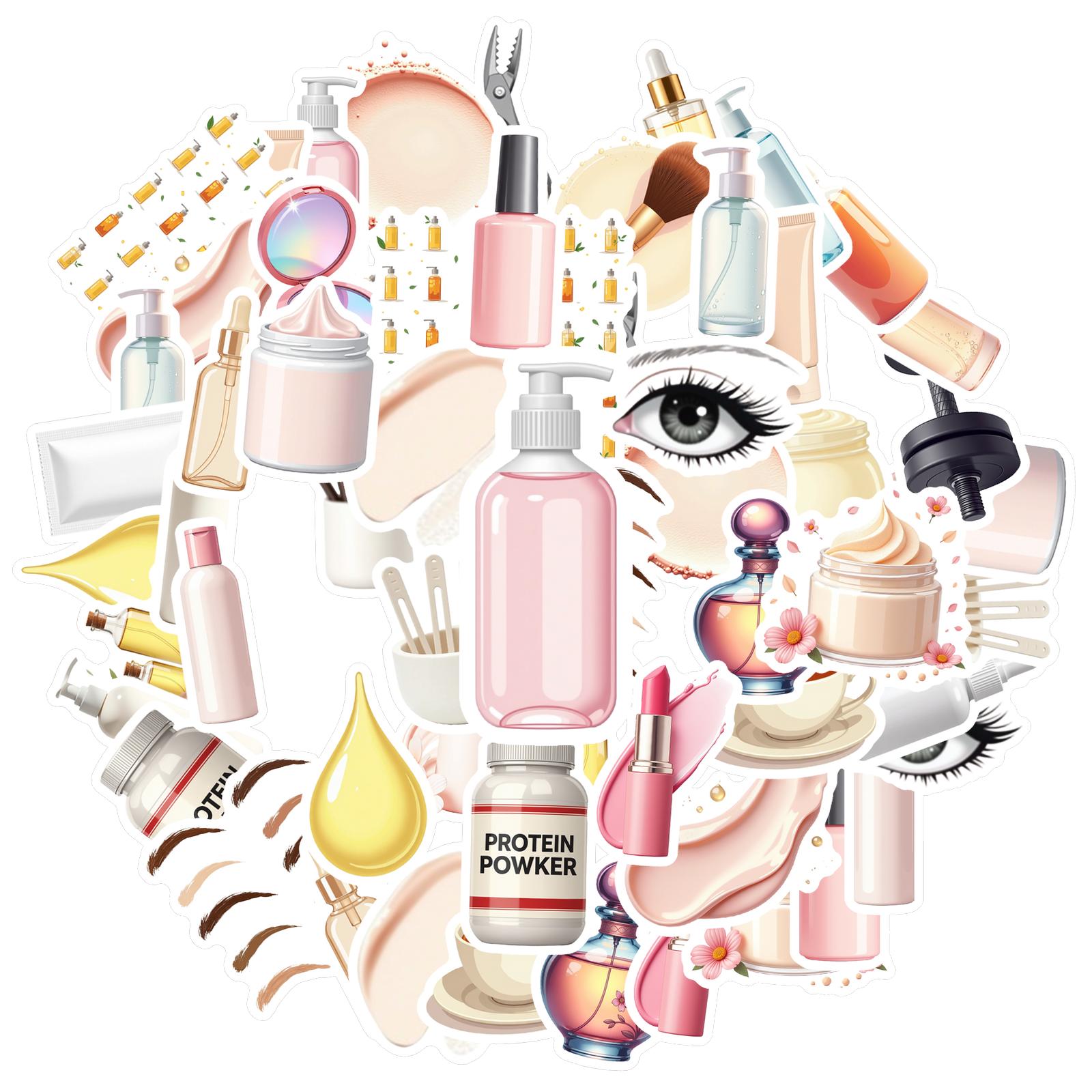 

35pcs-100pcs Decals Well-designed Beautystickers 50pcs Cosmeticsstickers Adhesive High-quality Beautyproductstickers
