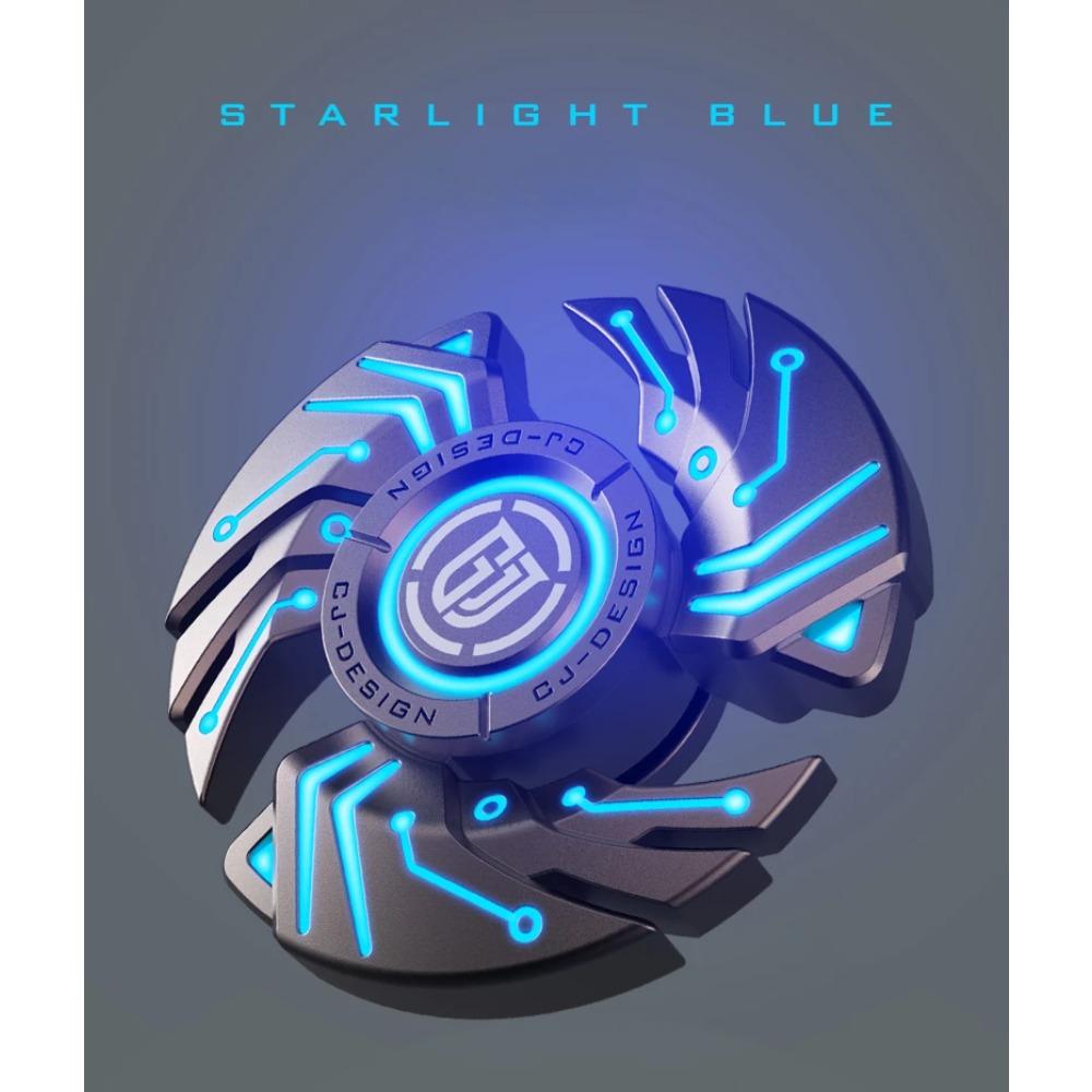 Alloy Metal Fidget Spinner Luminous Spinning Tip Top Antistresse Relieve Stress Reducing Toys Stress Reducing Toys Anxiety Kids