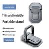 Supporto per Laptop Metallico Pieghevole Montato sul Retro con Staffa per Tastiera Regolabile in Plastica ABS