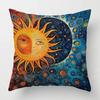 Paint Several Patterns Throw Pillow Cover With Short Plush Print For Living Room Sofa Decoration Cushion Cover Pillow Covers