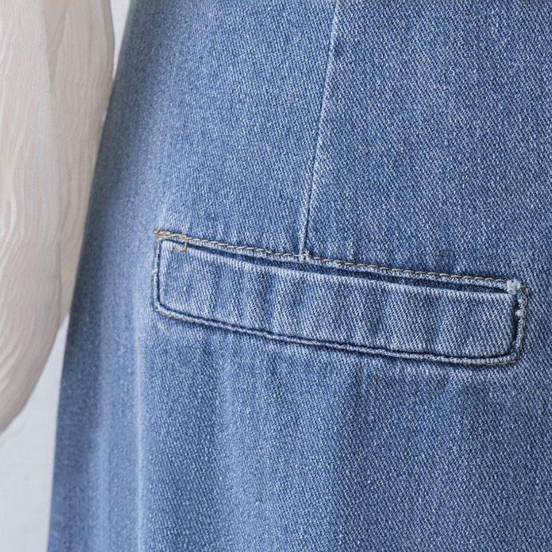 Джинсовая юбка — фото 7