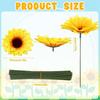 1/7-Head Sunflower Bouquet Small Bundle DIY Floral Materials Simulation Flowers Realistic Silk Wedding Bouquet