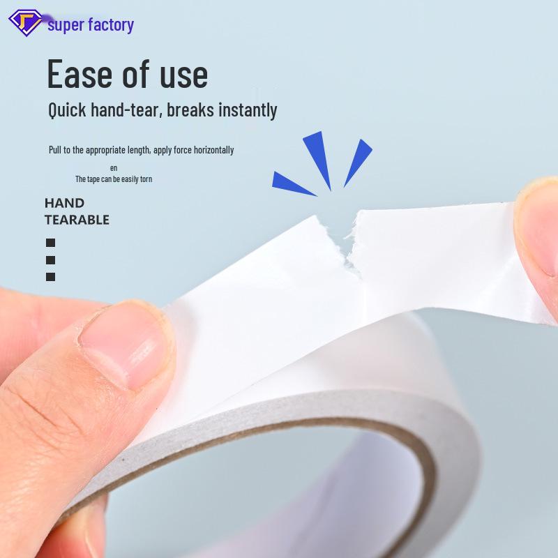 Transparent Strong Adhesive Hand-Tearable Double-Sided Tape for Crafts & Office