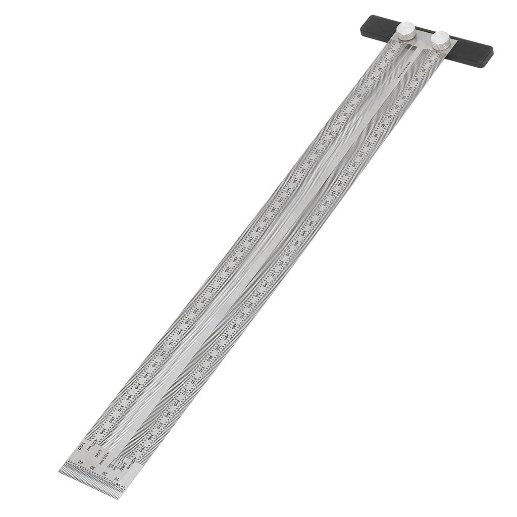 Woodworking Marking T Rulers Positioning Scribing Ruler Gauge Carpenter Measuring Mark Ruler 400mm