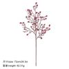 1Pc Christmas Decoration White Snow Red Berries Stems Artificial Bouquet Xmas Tree Ornament Home Decor New Year 2025 Accessories