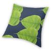 Banyan Tree Leaf Vector Square Pillowcase Polyester Linen Velvet Creative Decorative Throw Pillow Case Home Cushion Cover 45X45