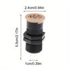 Irrigatore con Filettatura da 1/2 Pollice Supporto in Plastica Regolabile 0-360 Gradi Ugello per Irrigazione Prato Giardino