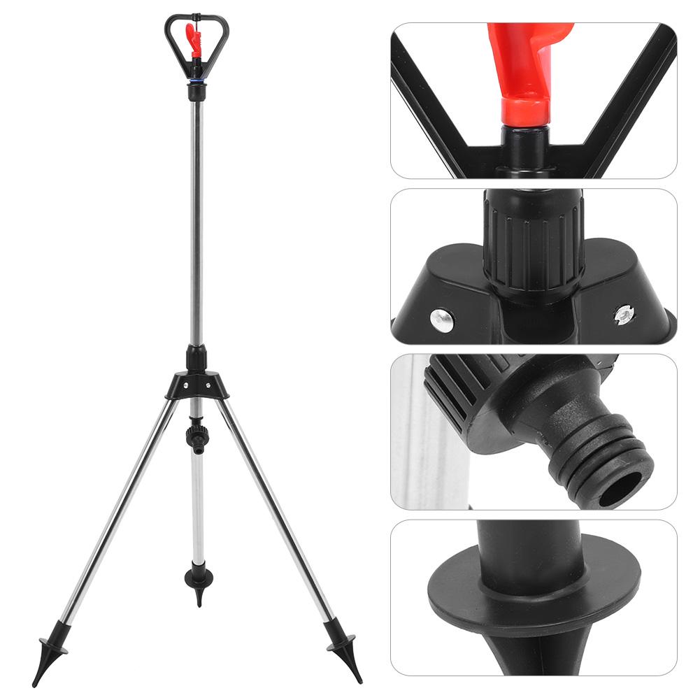 360 Degrees Adjustable Tripod Water Sprinkler Garden Lawn Irrigation Tool