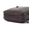 Doubles 2-Way BackpackBody Bag, Genuine Leather, A4 Size, JPU-7464 (Dark Brown)