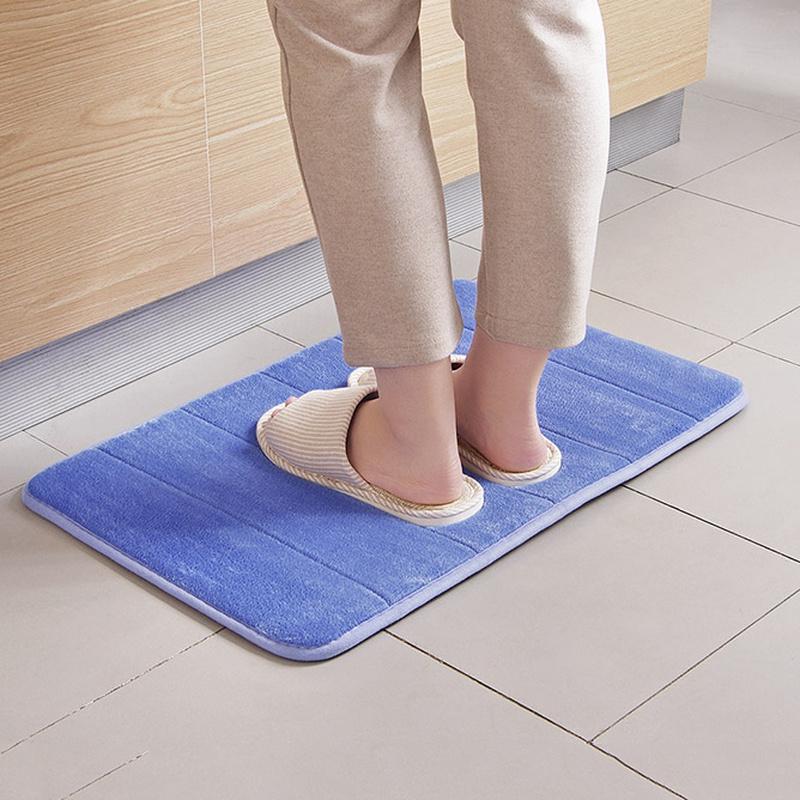 Коврик для ванной комнаты 40x60 см из кораллового флиса — фото 4