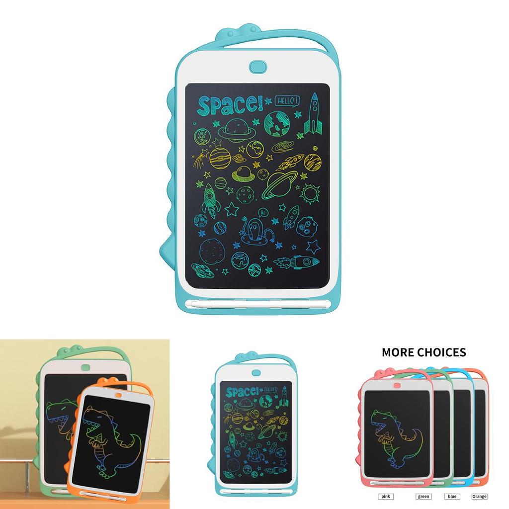 New 8.5 Inch Colorful Dinosaur Lcd Electronic Drawing Board For Kids Fun Creativity