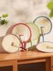Durable Summer Fan 2025 New Model Large Palm Fan Children's Hand-Cranked Fan Handmade Woven Traditional Mosquito-Repelling Small Banana Leaf Fan