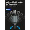 Car Charger USB Type C Adaptor 120W Fast Charge Retractable Charging Cable with Cords QC Adapter Car Charger For Iphone Android