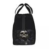 Evil Hands Skull Lunch Bag Leakproof Halloween Gothic Skeleton Thermal Cooler Insulated Lunch Box For Women Kids Food Tote Bags