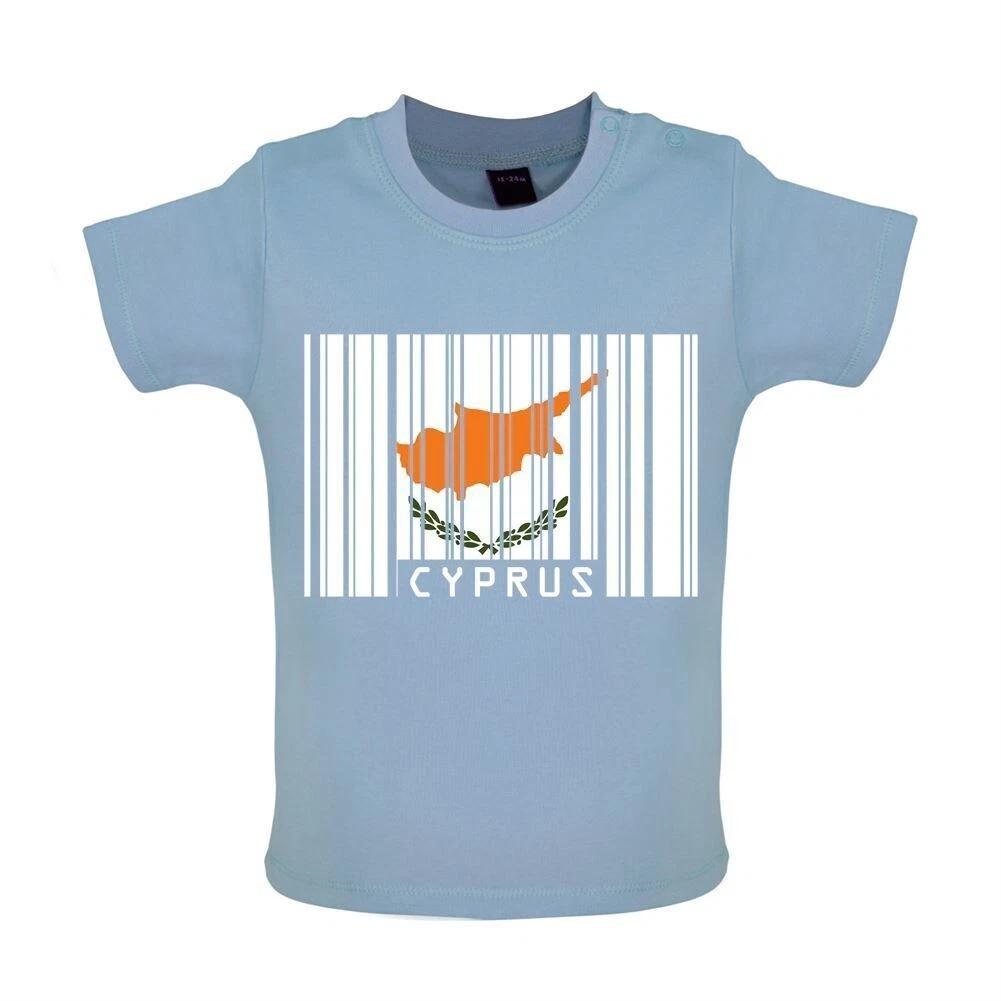 Cyprus Barcode Flag - Kids T-Shirt Tees Top - Cypriot Republic Love 140