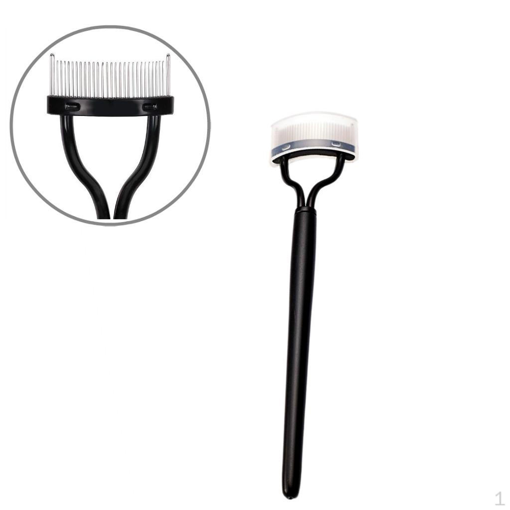 

Beauty Makeup Mascara Guide Steel Comb er Grooming Brush