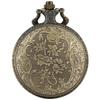 Vintage Big Roman Pocket Watch Classic Pattern Pocket Watch European and American Necklace Roman Pocket Watch