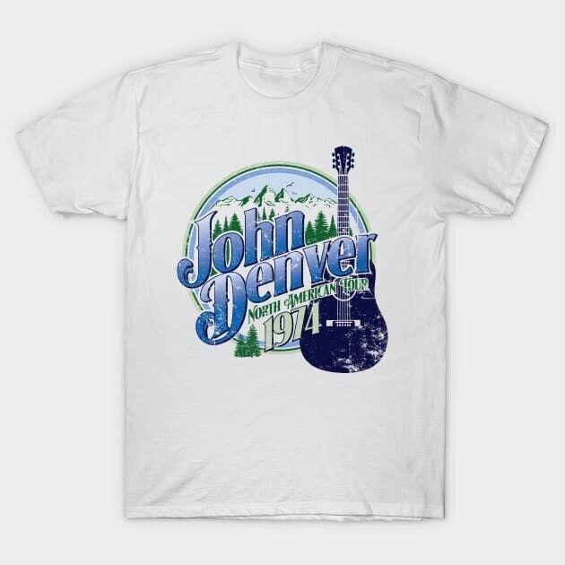 John Denver North American Tour T-Shirt retro new new shirt hot hot Unisex T-Shirt