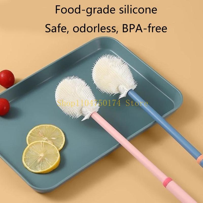 

Long Handle Cleaning Brush Cleaner For Blender Cups Bottles Hard To Reach Gaps top sale China Mainland