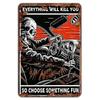 Vintage Metal Tin Sign Wall Art Decor 20x30cm