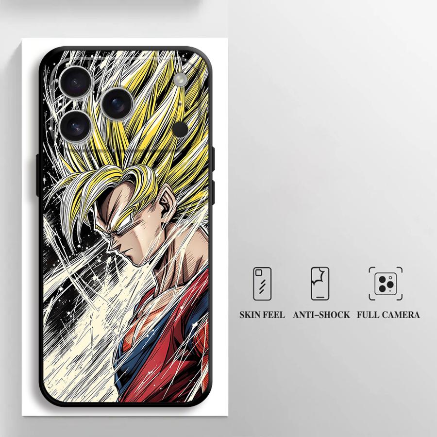 

Case for iPhone 17 Pro Max 13 Mini Air 11 16 7 8 14 SE 15 Plus 12 XS XR Funda Phone Cover D-ragonS B-allS Cool iPhone 12