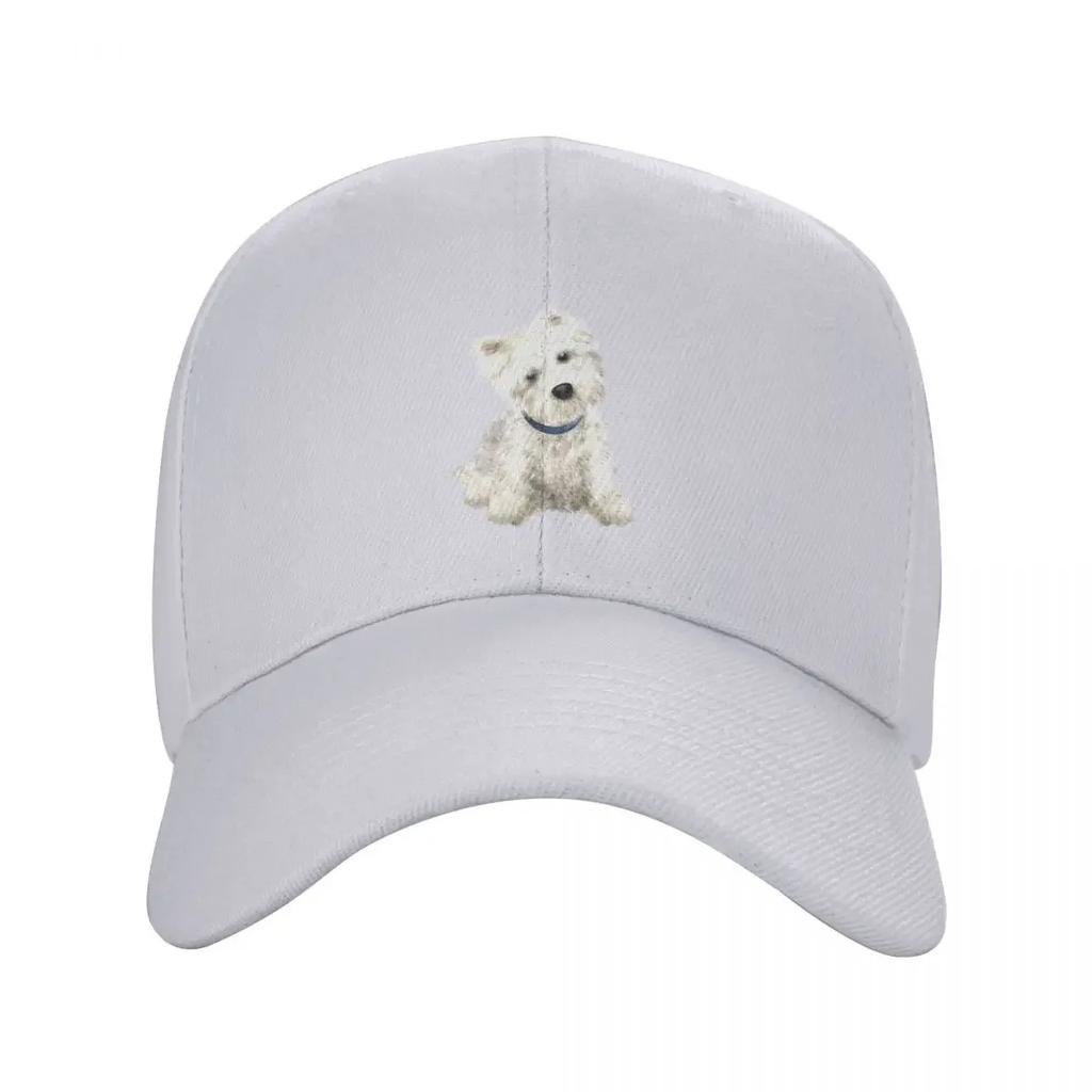 Vlastní Baseballová Čepice West Highland White Terrier Dámská Nastavitelná Život Je Lepší S Westíkem Kšiltovka Streetwear Snapback Čepice
