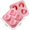 2 Pezzi Vassoio Ghiaccio Silicone Stampi 3D a Forma di Dente Qualità Alimentare Stampo Cubetti Ghiaccio