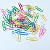 120 Pcs 28mm 33mm Paper Clips Plastic Clips Letter Clips Colorful Paper Clips Office Clips School Office Supplies