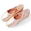 Professional Ballet Pointe Shoes Girls Women Ladies Satin Ballet Shoes With Ribbons