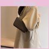 Stylish Vintage Chain Crossbody Bag For Women In Black Beige Pink Coffee Colors