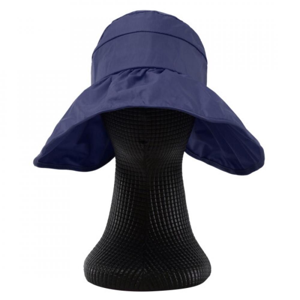Shop Ladies Uv Protection Rolling Sun Cap Hat Km Wh 0589 Navy