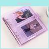 Album Transparent Étincelant Grande Capacité 6 Trous Avec Couverture PP Pour Cadeau Et Collection