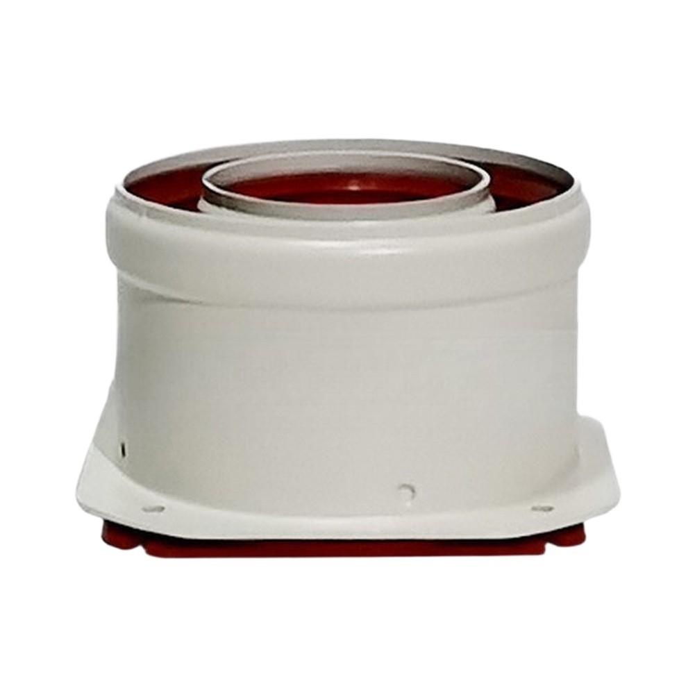 Wall Mount Boiler Flue Part PP Plastic 15x15x15cm Heat Resistant Construction for Reliable Performance in Continuous Operation