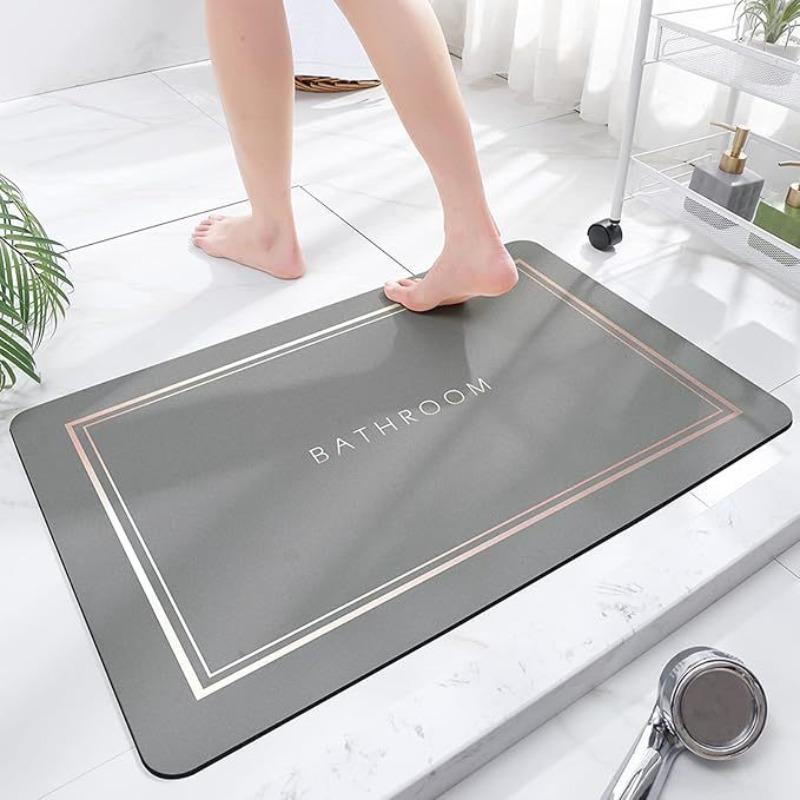 

Simple Kitchen Moisture-wicking Cushion Bathroom Non-slip Door Mat Home Quick Drying Plush Diatom Mud Durable Durable 50 * 80Cm