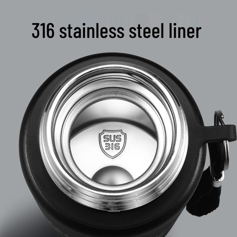 Large Capacity 304 Stainless Steel Insulated Portable Thermos Cup with Tea Separation
