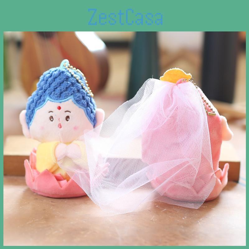 Bodhisattva And Tathagata Plush Doll Keychain For Meditation Enthusiasts