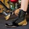 Big Size 36-47 High Top Wrestling Shoes Breathable Boxing Training Boot Shock-Absorbant Combat Sneakers Wrestling Sneakers