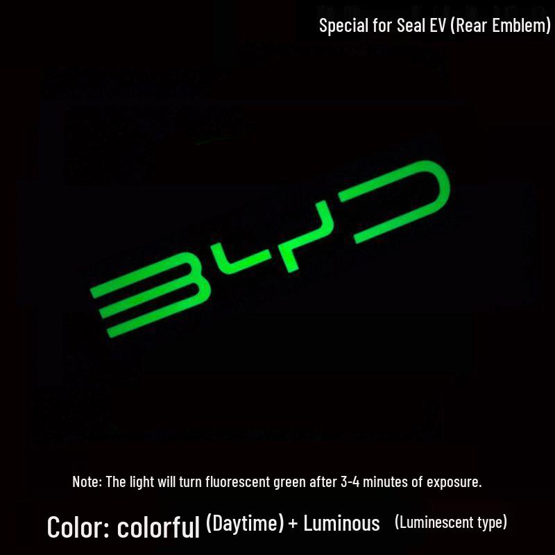 BYD Seal EV Car Logo Sticker for Color Change & Decoration (EVDMI 05, DMI 07, DMI 06, GT 06)