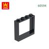 54Pcs/lot 60594 Window Frame 1x4x3 Constructing Bricks Moc Accessories Fits with Construction Bricks DIY Youngsters Play kits