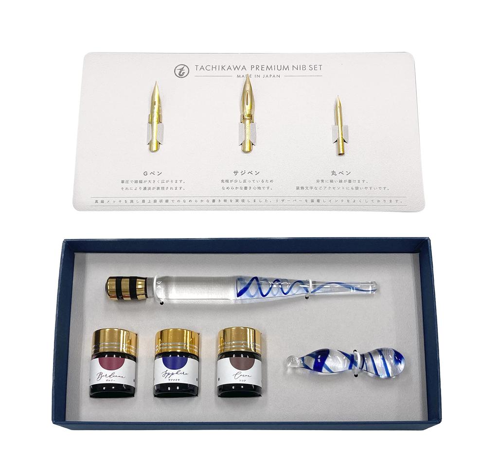 Set Premium Stilou cu Penă Tachikawa Spiral PSSP01