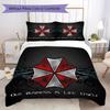 The sci-fi game Resident Evil Umbrella Corporation offers soft and comfortable bedding covers and pillowcases for home use (without core) K4