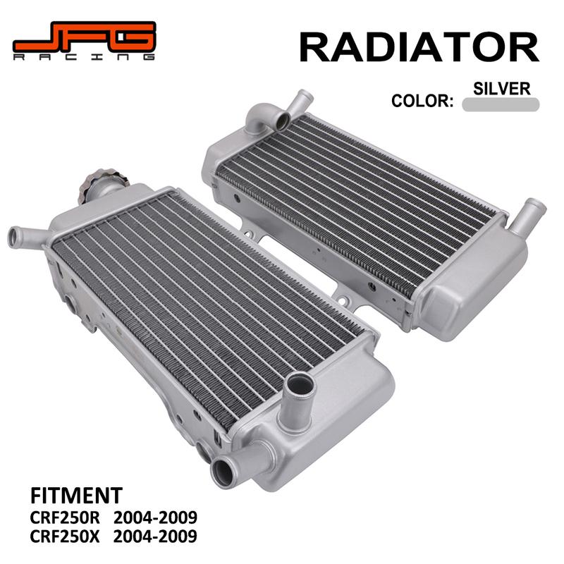 Motorcycle For HONDA CRF250R CRF250X 2004 2005 2006 2007 2008 2009 Engine Cooling Radiator Cooler Case Dirt Bike Motocross