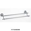 Rustic French Style Towel Rack Wall Mounted Bathroom Organizer Shelf With Electroplated Finish