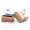 Wooden Ring Display Stand Rings Organizer Jewelry Holder Jewelry Show Props Jewelry Box Packaging Leather And Velvet Case