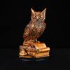 22.35 Cm Owl of Wisdom Figurine Symbol of Knowledge, Insight, Protection Perfect Gift for Students, Scholars, Home Décor for Living Room, Office