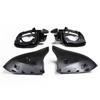 Dry Carbon Fiber Rearview Mirror Shell Set for BMW X3/X4/X5/X6/X7 – Four-Piece Kit