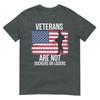 Veterans Are Not Suckers Or Losers Biden 2020 Anti Trump TShirt