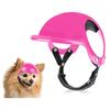 Pet Helmet Dogs Cats Sports Motorcycle Hat with Stretch Chin Rope Practical Pet Ridding Hat for Traveling Reusable