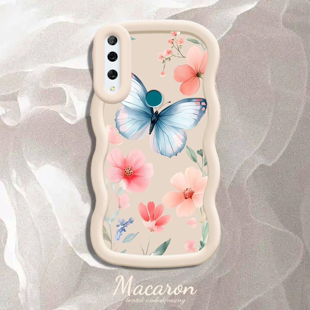 

Окрашенный узор Big Wave Edge Мягкий силиконовый материал Macaron чехол для телефона противоударный защитный резиновый чехол для iPhone Huawei Honor Infinix Tecno Tecno Spark 10C белый