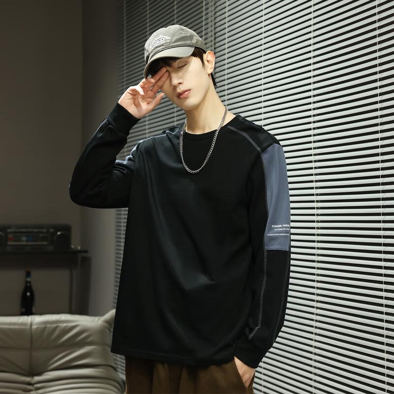 TonLion Men s Crew Neck Long Sleeve T-Shirt XL